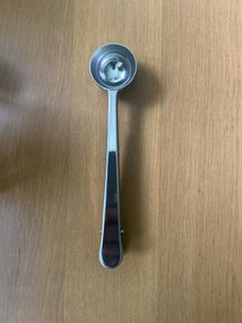 Coffee spoon with clip