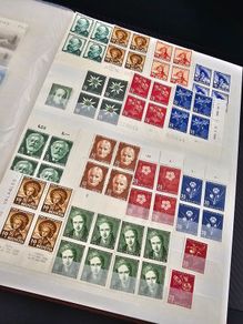 Old Swiss Stamp Album