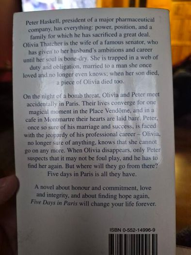 Five Days In Paris