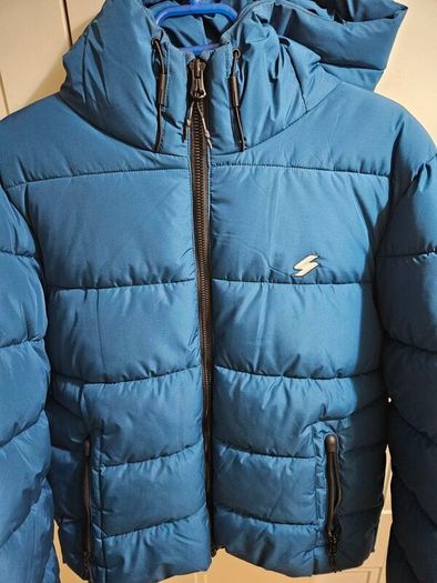 SUPERDRY Sports Jacket, Sailor Blue, large. Can be posted