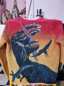 Veryrare t-rex crewneck sweater size S Rf Reyes artwear