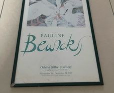 Signed Pauline Bewick signed and Framed Promotional Poster