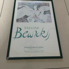 Signed Pauline Bewick signed and Framed Promotional Poster