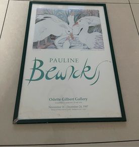 Signed Pauline Bewick signed and Framed Promotional Poster