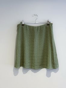 New Primark Sage Green Polka Dot Skirt