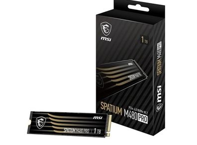 1tb Msi Nvme M.2 Spatium M480 Pro Ssd