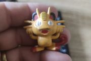 Meowth TOMY Pokemon Figure CGTSJ 1999 Nintendo 1.75" - Vintage Authentic