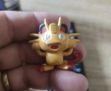 Meowth TOMY Pokemon Figure CGTSJ 1999 Nintendo 1.75" - Vintage Authentic