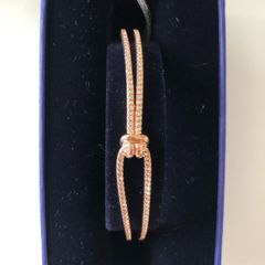 Brand New In Box Swarovski rose gold knot bangle/bracelet