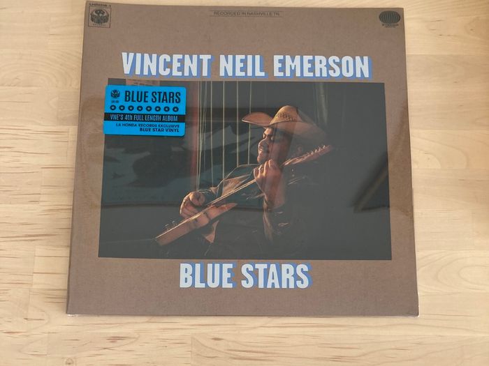 Vincent Neil Emerson Blue Stars Limited Edition Blue Vinyl New Sealed