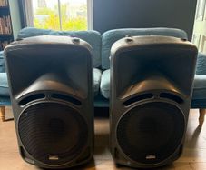 Pair of KAM SoundForce 15" Passive PA Speakers