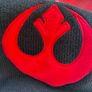 Star Wars Rebel Alliance Logo Scarf approx. 200 x 18.5 cm. Please see photos Image 9