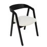 Noir and Marco Modern Dining Set with Extendable Table and Upholstered Chairs Image 6