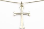 Vintage Sterling Silver Jerusalem Cross Necklace