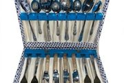 vintage 16 piece cutlery set with mother of pearl detail