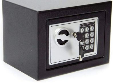 4.6l Digital Steel Safe Electronic Security Home Office Money Cash Safety Box 2 Keys (free Postage)