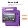For Amazon Fire 7 2022 12th Gen Case Kids Shockproof Tablet Smart Cover Handle Purple New Image 3