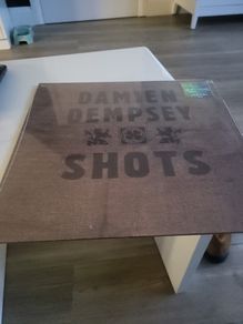 Damien Dempsey Shots vinyl and signed lyric card