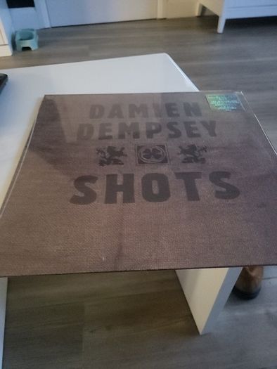 Damien Dempsey Shots vinyl and signed lyric card