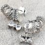 Pandora Bridgerton Sparkling Climbing Bow Earrings New Image 3