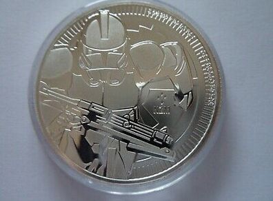 2019 Niue 2 Dollars 1 oz Silver Bullion Coin - Star Wars Clone Trooper (In Capsule)