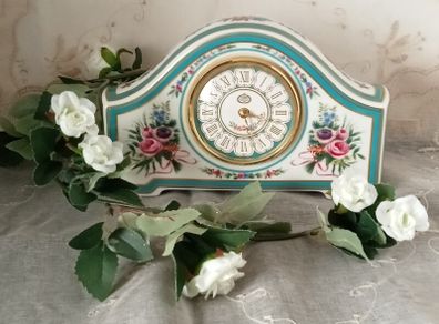 Minton Rose China Clock Limited Edition