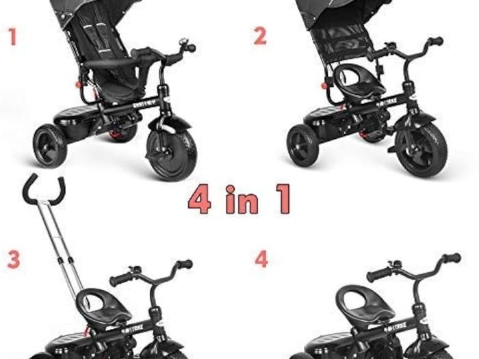 Kids 4 in 1 tricycle