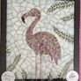 Handmade Framed Flamingo Mosaic Image 9