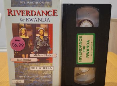 Riverdance For Rwanda - Michael Flatley - Jean Butler - PAL VHS Video Tape