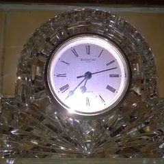 Waterford Glass Large Cottage Clock