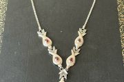 silver necklace