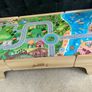 wooden train table and set Image 3