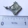 Antique Religious Pendants with POPES In Silver-Plated Metals Image 10