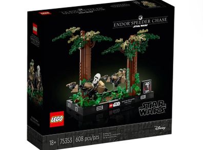 Lego Star Wars Endor Speeder Chase Diorama 75353