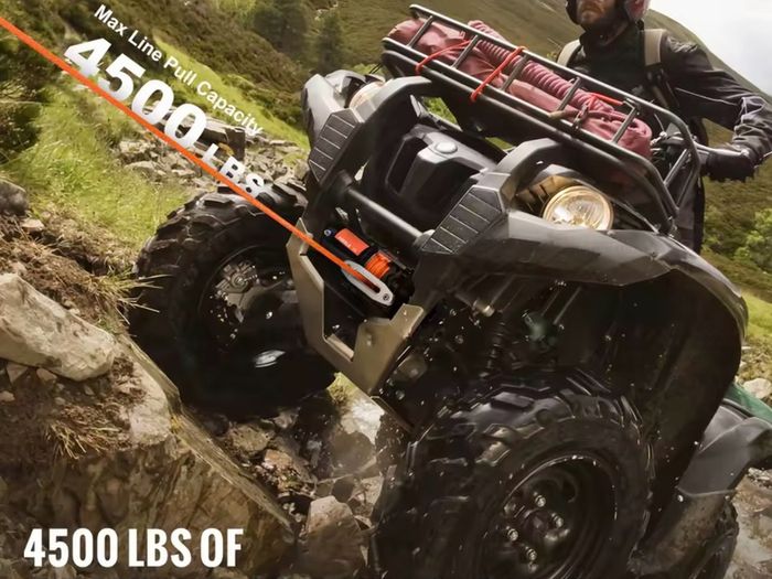 4500lbs ATV/UTV Electric Winch 12V DC with 39 ft Synthetic Rope Wireless & Wired RemoteControl IP55 Waterproof for Jeep