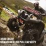 4500lbs ATV/UTV Electric Winch 12V DC with 39 ft Synthetic Rope Wireless & Wired RemoteControl IP55 Waterproof for Jeep Image 3