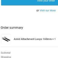 Axkid Attachment Loops, tethers & wedge