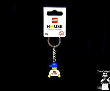 Lego House Home of the Brick Keychain Male Figure 853711 From The Lego House in Billund Exclusive Very Rare Limited Edition Minifigure Keychain New With Tags