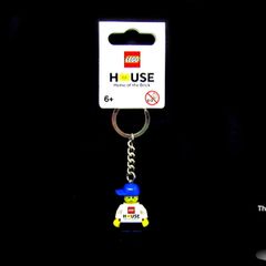 Lego House Home of the Brick Keychain Male Figure 853711 From The Lego House in Billund Exclusive Very Rare Limited Edition Minifigure Keychain New With Tags