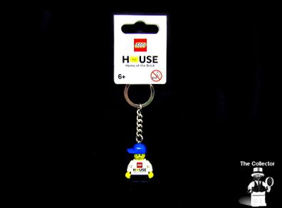 Lego House Home of the Brick Keychain Male Figure 853711 From The Lego House in Billund Exclusive Very Rare Limited Edition Minifigure Keychain New With Tags