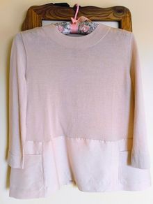 Cos merino wool and silk top