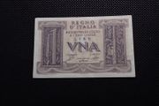Kingdom of Italy Banknote - 1 Lire VNA - 1939 - WW2 Era