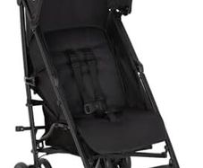 EZLite, ultimate easy-to-use lightweight stroller at only 6.6kg for on-the-go families. Suitable from birth to approx. 3 years (15kg), Midnight fashion, Black