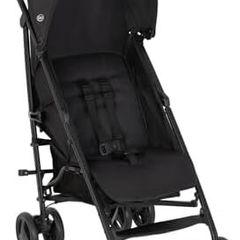 EZLite, ultimate easy-to-use lightweight stroller at only 6.6kg for on-the-go families. Suitable from birth to approx. 3 years (15kg), Midnight fashion, Black
