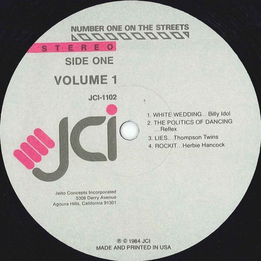 Various  Number One On The Streets new wave  synth