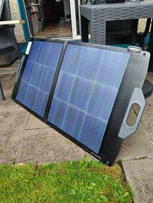 Vevor 100W Bifacial Foldable Solar Panel