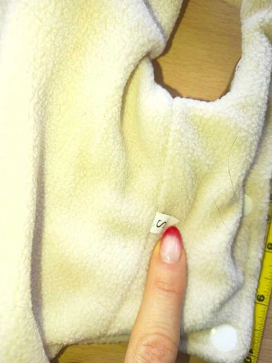 Gold Puffer Pet Jacket / Cat & Small Dog Coat. Size S