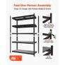 Storage Shelves, 5-Tier Adjustable, 1360.8 kg Capacity, Heavy Duty Garage Storage Shelving Unit, Metal Utility Rack Shelf, for Garage Warehouse Basement Kitchen, 1030 mm W x 465 mm D x 1813 mm H Image 4