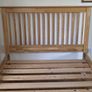 Solid Oak Bed frame 4 foot 6 in size Image 7