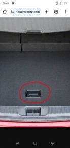 Prius Gen 4 boot liner handle